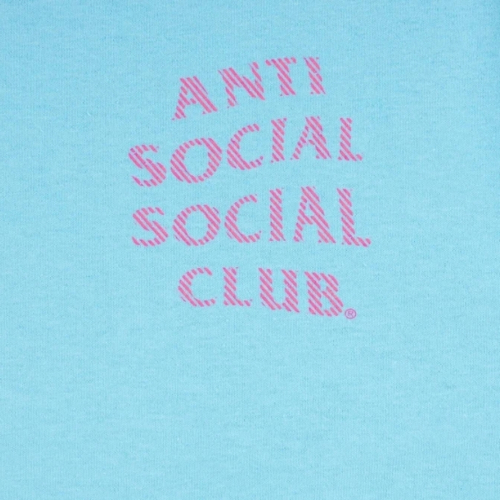 Anti Social Social Club Sweetness Tee Shirt Blue Pink XXL 2020 ASSC - Picture 3 of 6